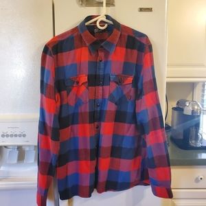Vans Red/Blue Flannel Shirt